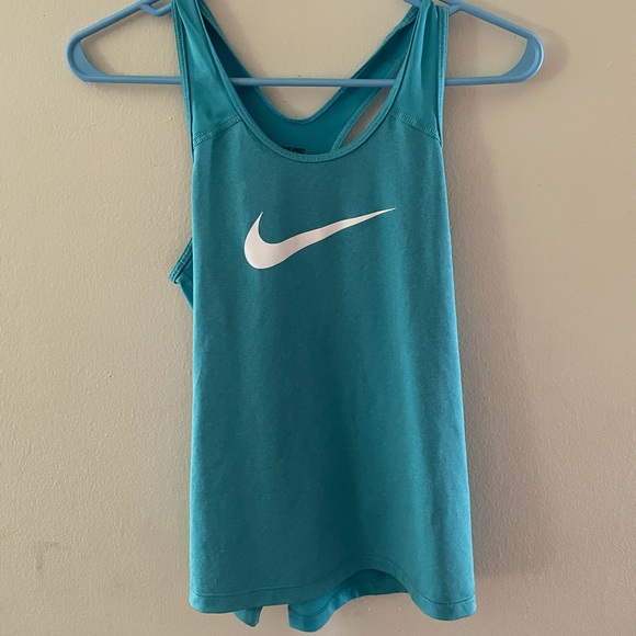 Blue Nike pro tank top - Picture 1 of 2